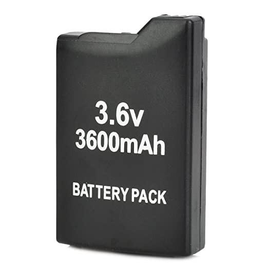 PSP 1000 Rechargeable 3600mAh 3.6 Volt Battery Replacement [Old Skool ...