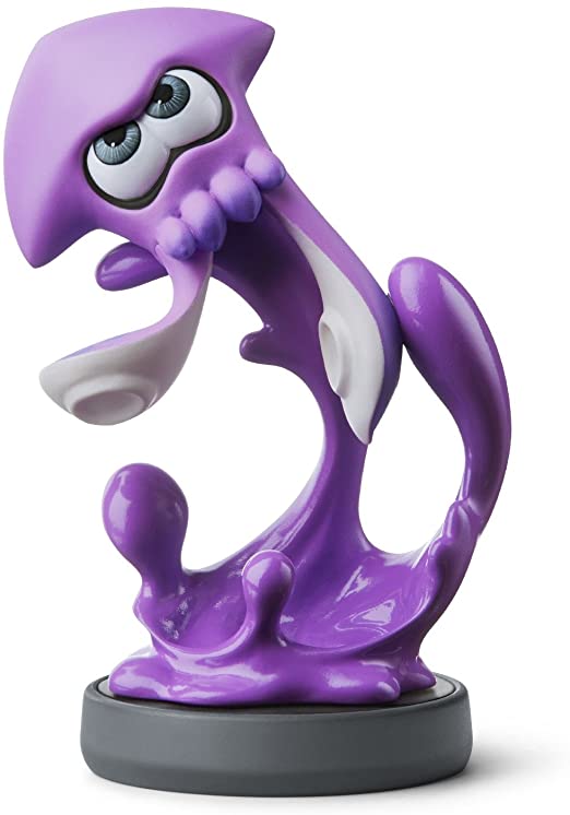 Inkling Squid - Neon Purple - Splatoon Series (Amiibo)