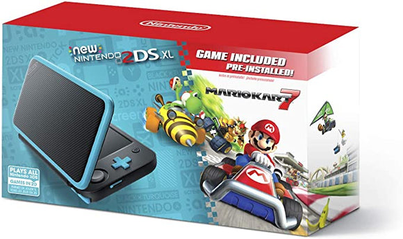New Nintendo 2DS XL System Black And Blue