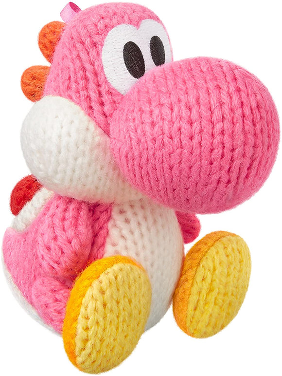 Pink Yarn Yoshi - Yoshi's Woolly World series (Amiibo)