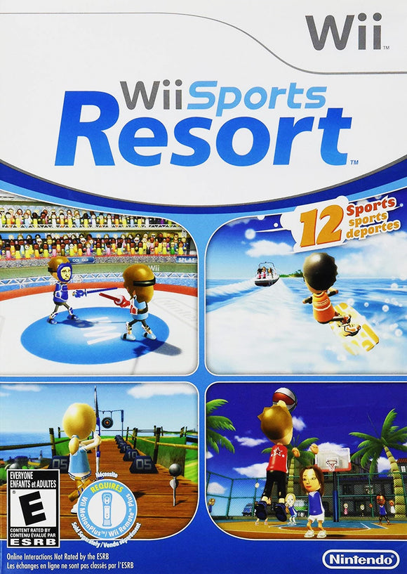 Wii Sports Resort 1 Wii MotionPlus Bundle (Nintendo Wii)