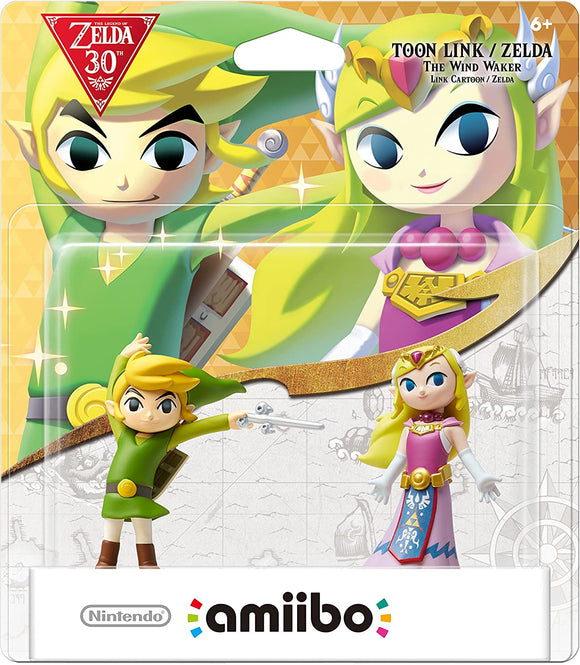 Toon Link & Zelda - The Wind Waker - The Legend Of Zelda Series (Amiibo)