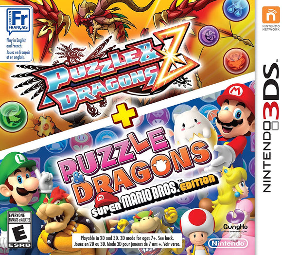 Puzzle & Dragons Z + Puzzle & Dragons: Super Mario Bros. Edition (Nintendo 3DS)