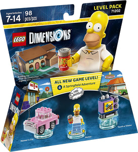 Warner Bros Lego Dimensions Simpsons Level Pack (LEGO)