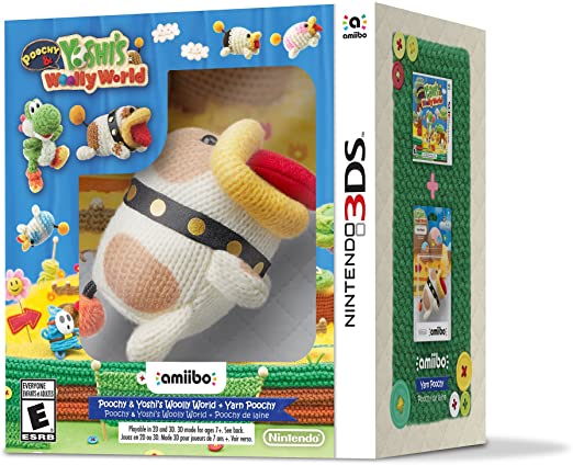 Poochy & Yoshi's Woolly World [Amiibo Bundle] (Nintendo 3DS)