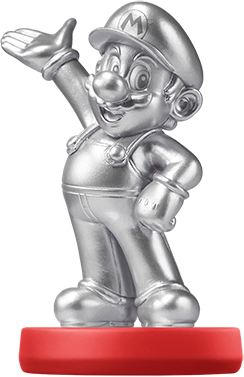 Mario - Silver - Super Mario Series (Amiibo)