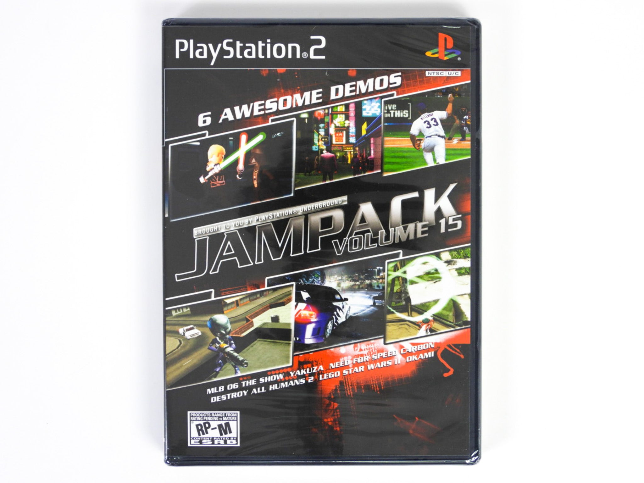Vol. 15 Jampack Demo Disc Playstation Underground PS2 RP-T Teen