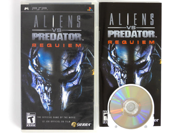Aliens Vs Predators PSP ARTWORK INSERT ONLY Authentic
