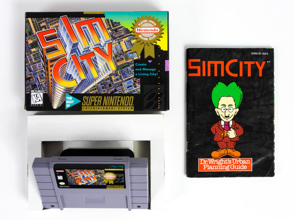 SimCity [Player's Choice] (Super Nintendo / SNES)