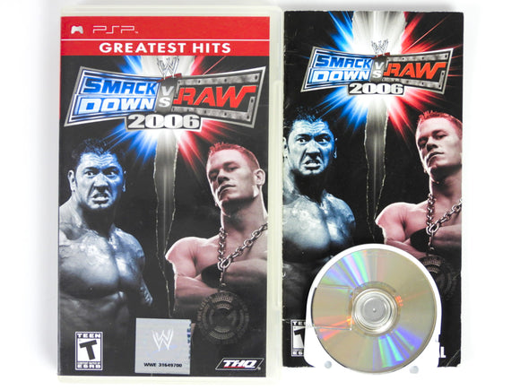 WWE Smackdown Vs. Raw 2006 [Greatest Hits] (Playstation Portable / PSP)