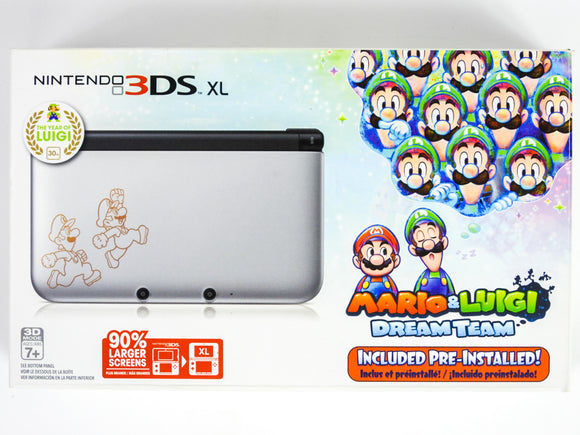 Nintendo 3DS XL System Silver [Mario & Luigi Limited Edition]
