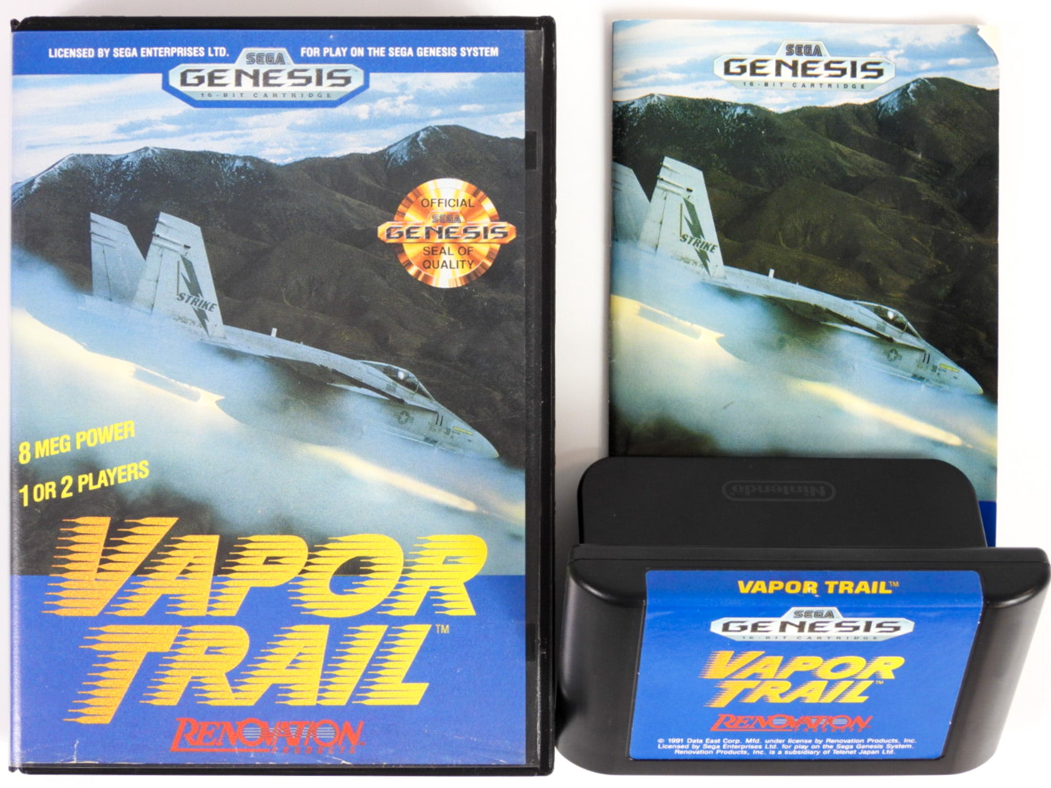 Vapor Trail: outlets Hyper Offence Formation for Sega Genesis GAME and BOX