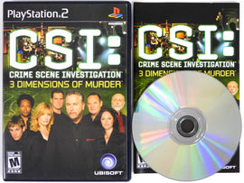 CSI: 3 Dimensions Of Murder (PlayStation 2 / PS2)