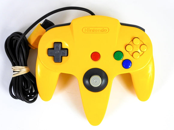 Yellow Controller [Gamecube Style Joystick] (Nintendo 64 / N64)