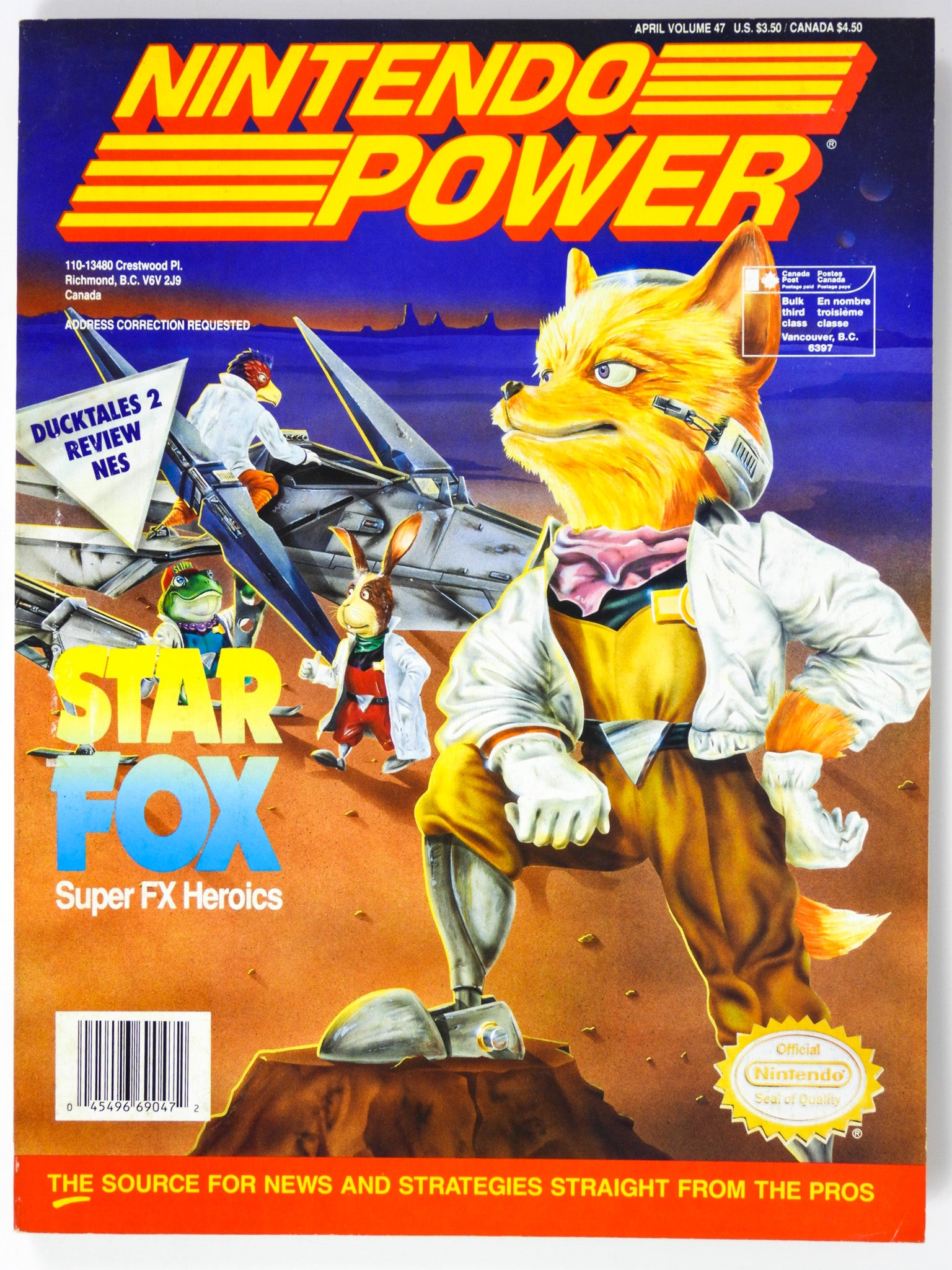  Nintendo Power Magazine - Star Fox (Volume 47): 0045496690472:  Video Games
