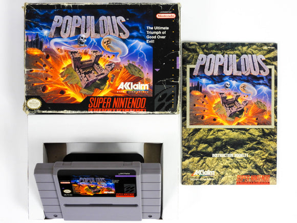 Populous (Super Nintendo / SNES)