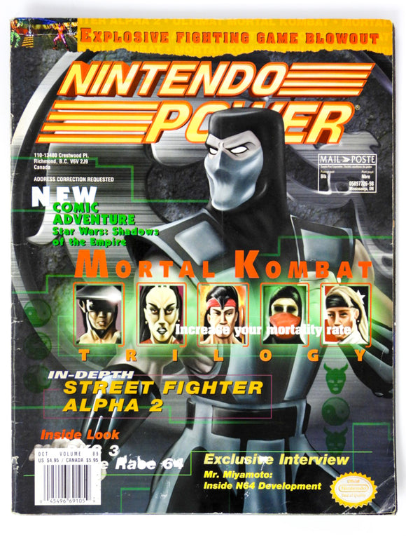 Mortal Kombat Trilogy [Volume 89] [Nintendo Power] (Magazines) – RetroMTL