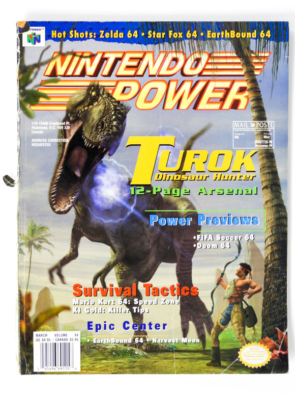 Turok [Volume 94] [Nintendo Power] (Magazines)