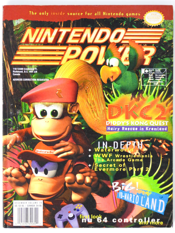 Donkey Kong Country 2 [Volume 79] [Nintendo Power] (Magazines)