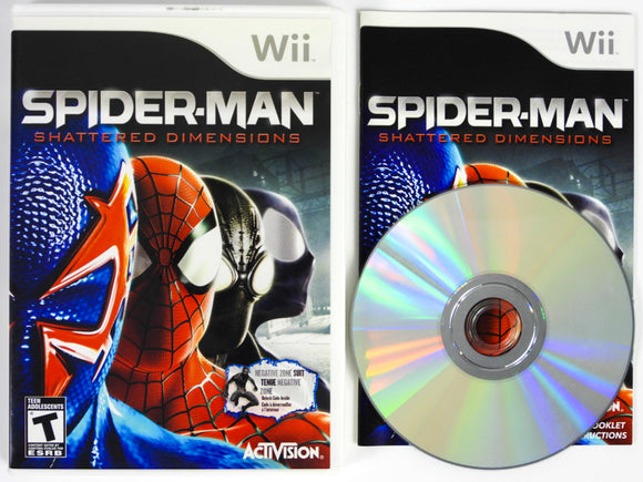Spiderman Shattered Dimensions Nintendo Wii RetroMTL spiderman-shattered-dimensions-nintendo-wii-retromtl