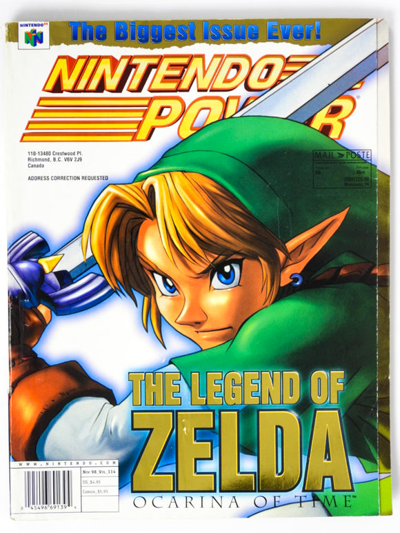 Zelda Ocarina Of Time [Volume 114] [Nintendo Power] (Magazines)