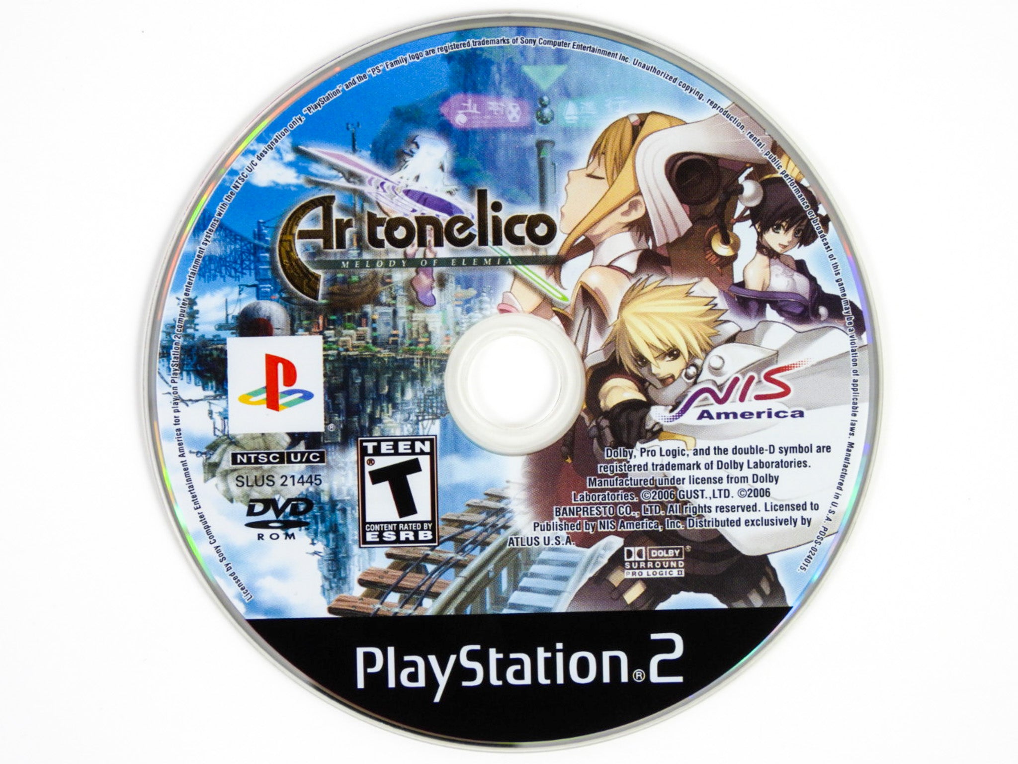 Ar top Tonelico Melody of Elemia Limited Edition For Playstation 2