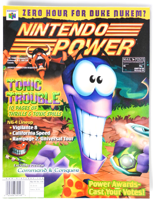 Tonic Trouble [Volume 118] [Nintendo Power] (Magazines)