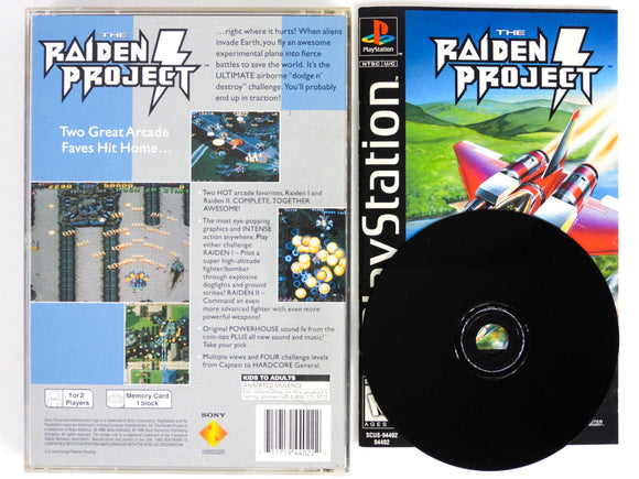 Raiden Project [Long Box] (Playstation / PS1)