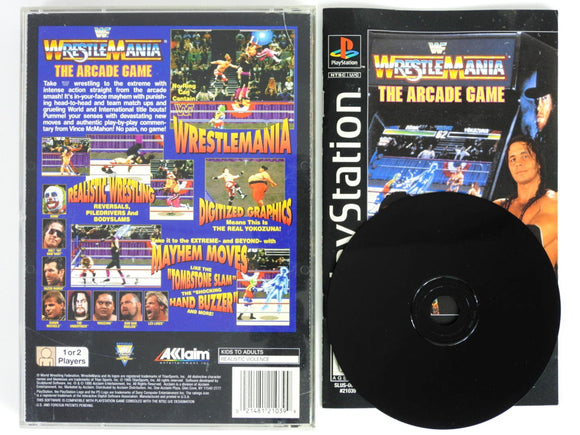 WWF Wrestlemania The Arcade Game [Long Box] (Playstation / PS1)
