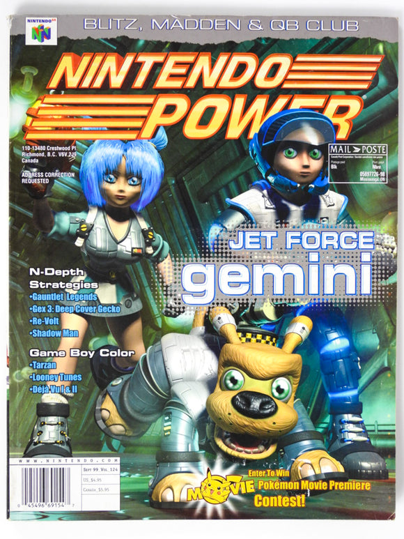 Jet Force Gemini [Volume 124] [Nintendo Power] (Magazines)