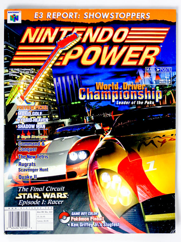 World Driver Championship [Volume 122] [Nintendo Power] (Magazines)