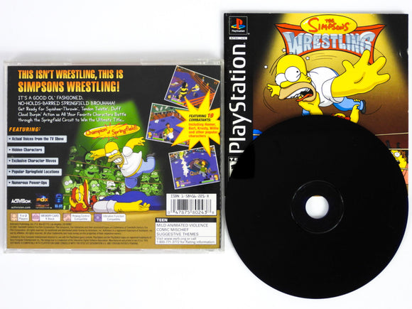 The Simpsons Wrestling (Playstation / PS1)