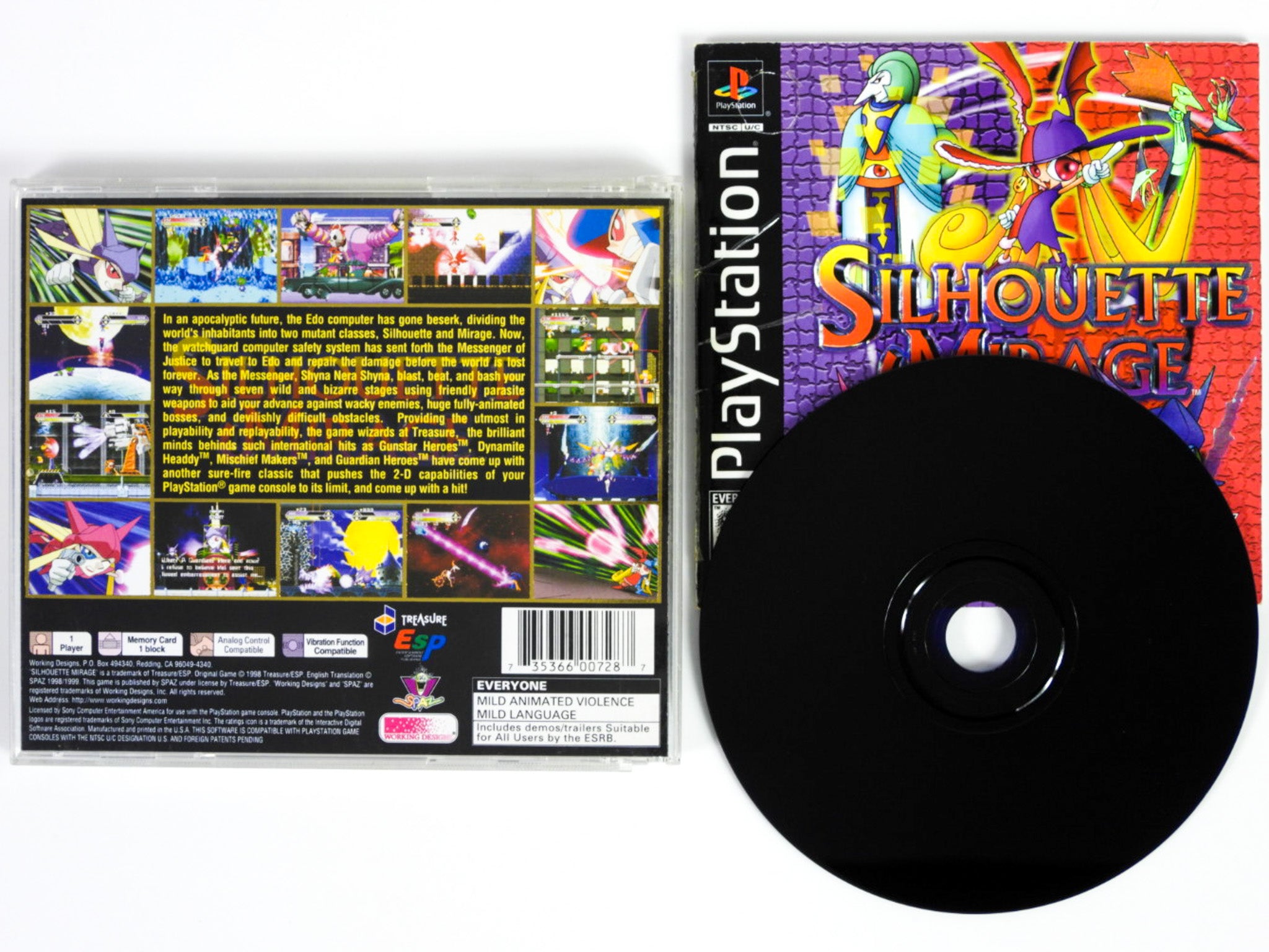 Silhouette Mirage For Playstation 1 hotsell