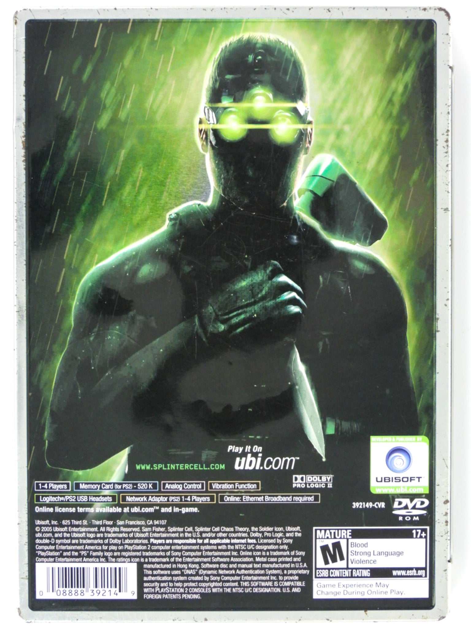 Buy PlayStation 2 Splinter Cell: Chaos Theory Limited Edition