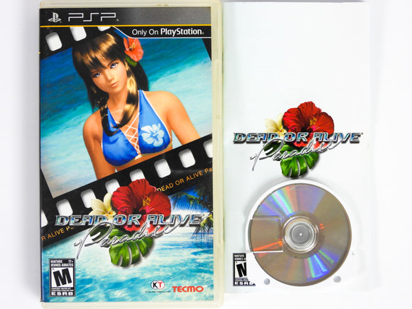 DEAD OR ALIVE PARADISE HIMITSU NO RAKUEN BOX SONY PLAYSTATION PORTABLE (PSP) JAPAN (NEUF - BRAND NEW) sur Playsta - Trader Games DEAD OR ALIVE PARADISE HIMITSU NO RAKUEN BOX SONY PLAYSTATION PORTABLE (PSP) JAPAN (NEUF - BRAND NEW) sur Playsta - Trader Games
