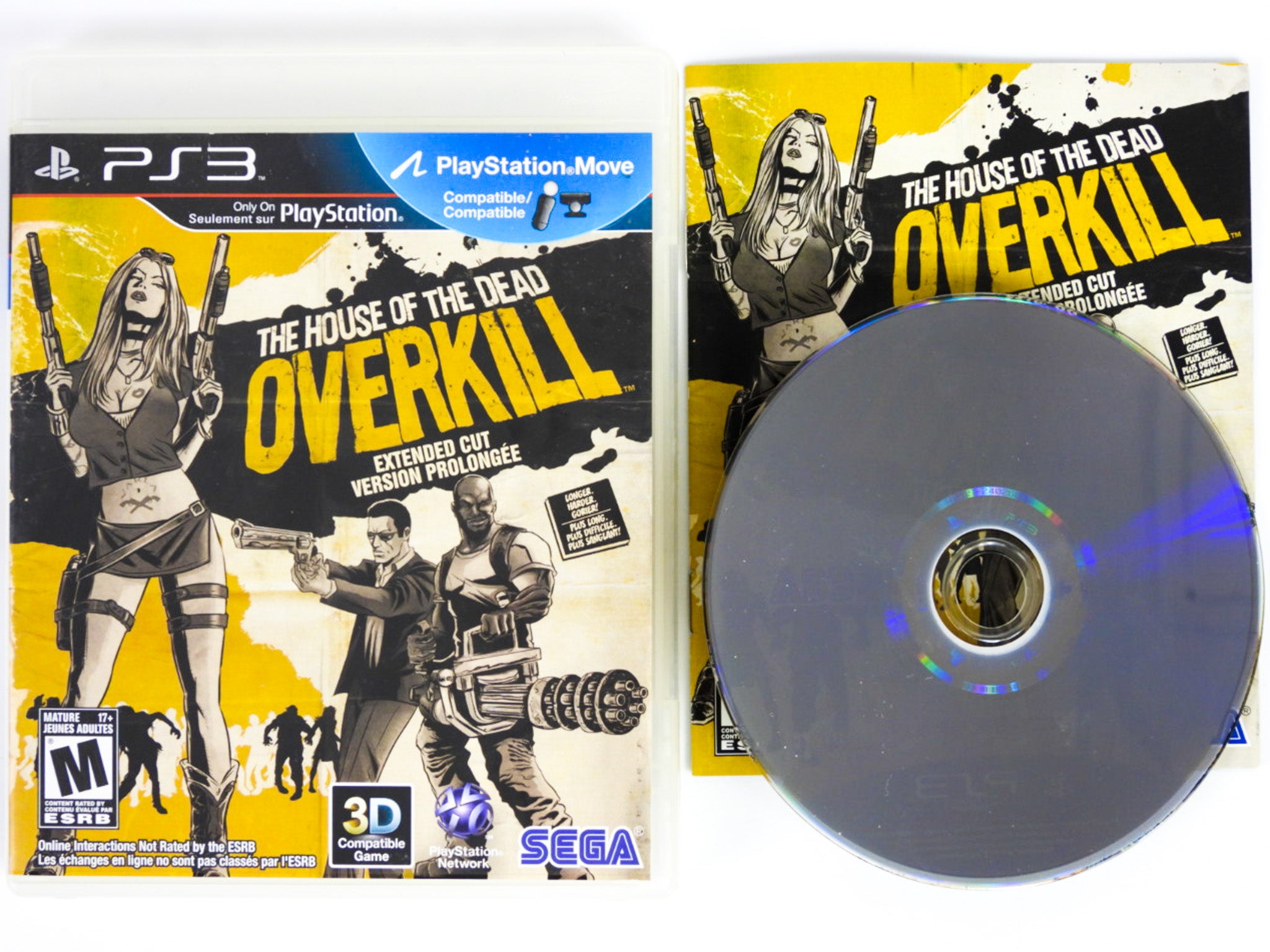 The House Of The Dead Overkill Extended Cut (PlayStation 3 / PS3 ...