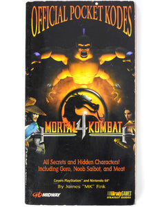 Mortal Kombat 4 Official Fighters Kompanion [Brady Games] (Game Guide)