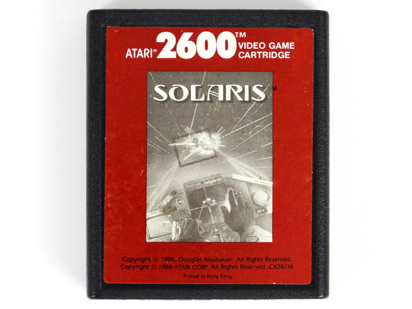 Solaris [Picture Label] (Atari 2600)