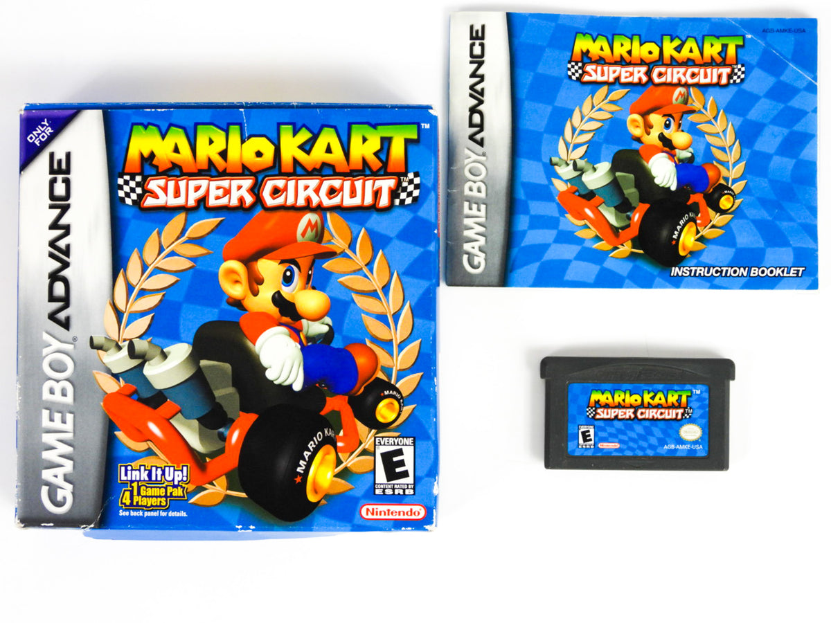 MARIO KART SUPER Circuit (Game Boy Advance, Nintendo 2001) GBA MARIO KART SUPER Circuit (Game Boy Advance, Nintendo 2001) GBA