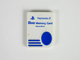Unofficial Memory Card [Nyko] [White & Blue] (PlayStation 2 / PS2)