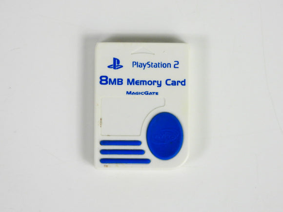 Unofficial Memory Card [Nyko] [White & Blue] (Playstation 2 / PS2)