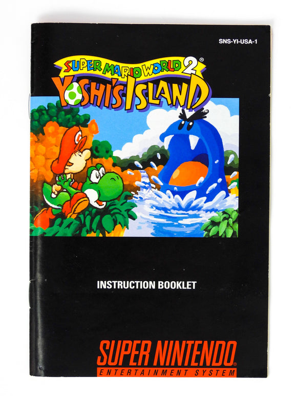 Super Mario World 2 Yoshi's Island [Manual] (Super Nintendo / SNES)