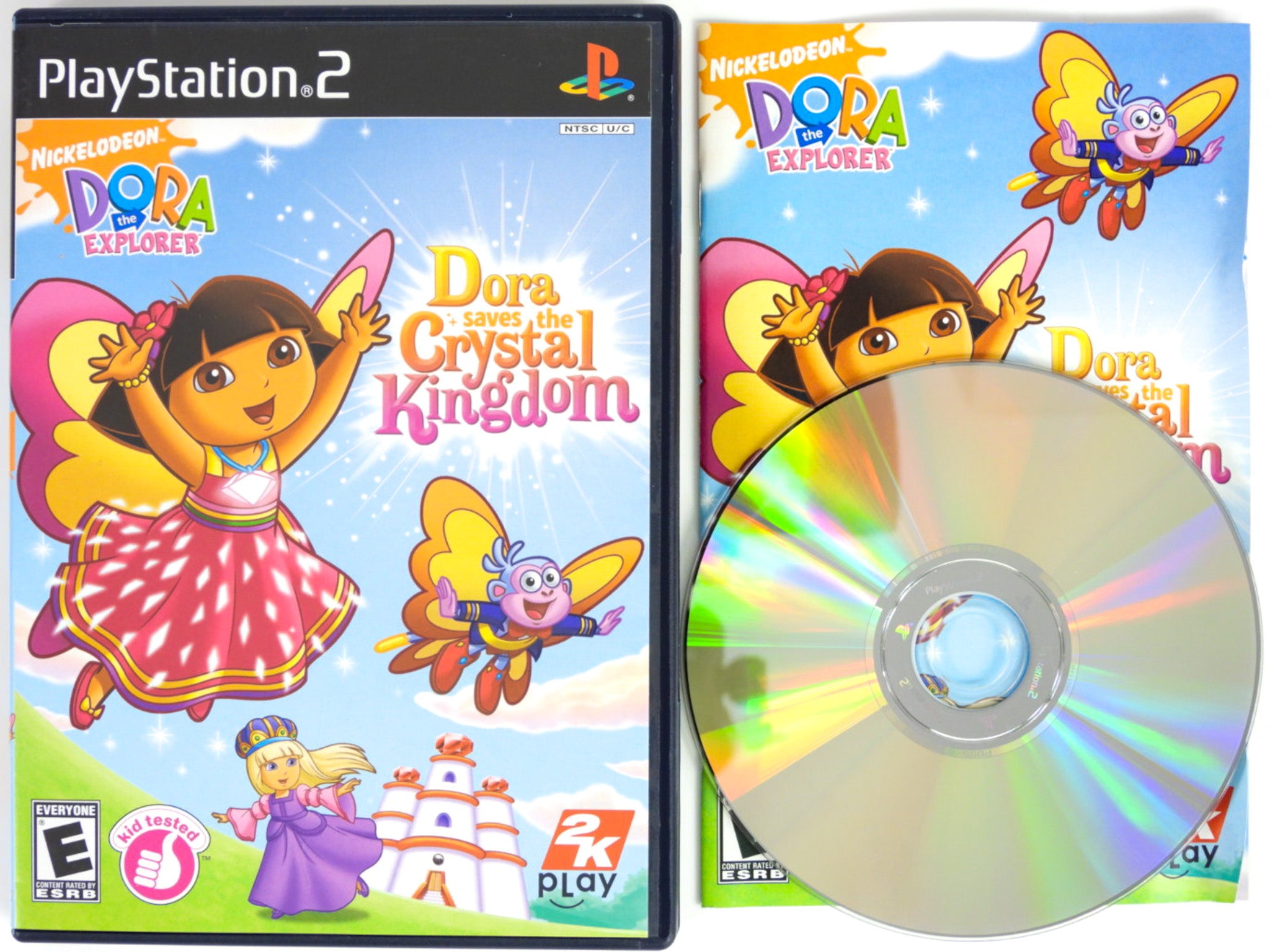 Ps2 Crystal Dora The Explorer: Dora Saves The Crystal Kingdom (PlayStation 2 / PS2 ...