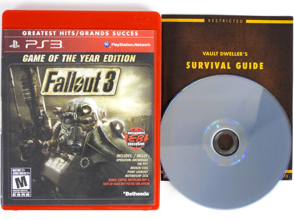 Fallout 3 [Game Of The Year Greatest Hits] (Playstation 3 / PS3)