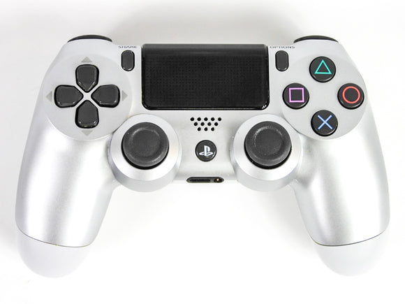 Silver Dualshock 4 Controller Playstation 4 PS4 RetroMTL