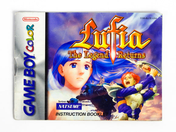 Lufia The Legend Returns [Manual] (Game Boy Color)