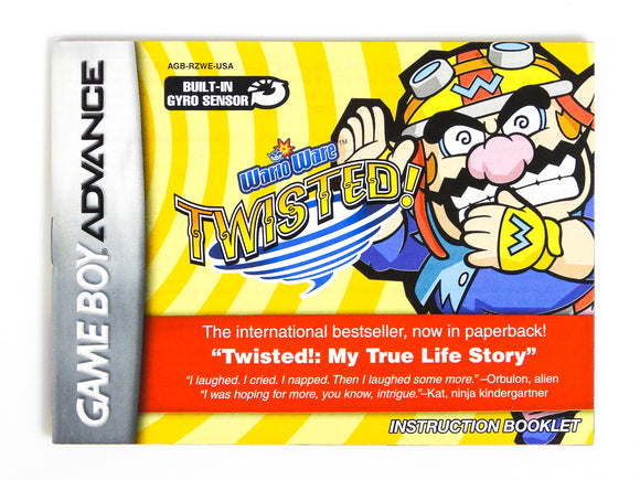 Wario Ware Twisted [Manual] (Game Boy Advance / GBA)