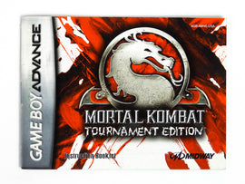 Mortal Kombat Tournament Edition [Manual] (Nintendo Game Boy Advance / GBA)