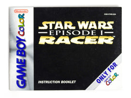 Star Wars Episode I Racer [Manual] (Nintendo Game Boy Color / GBC)