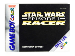 Star Wars Episode I Racer [Manual] (Game Boy Color)